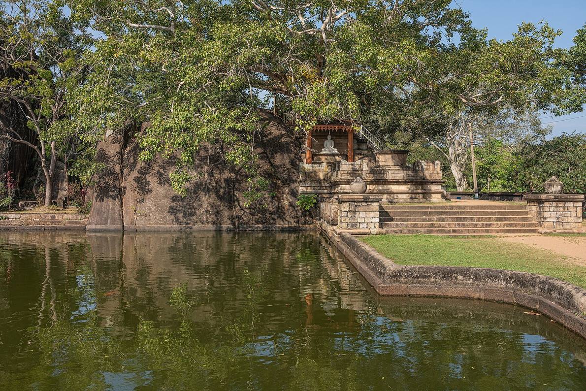 Isurumuniya rock temple in Anuradhapura