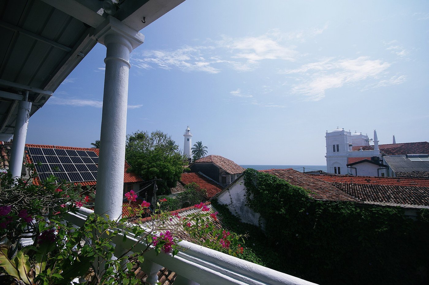 The lighthouse inside Galle Fort