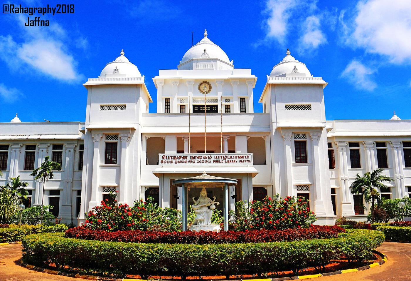 Jaffna Public Library, a landmark of the city