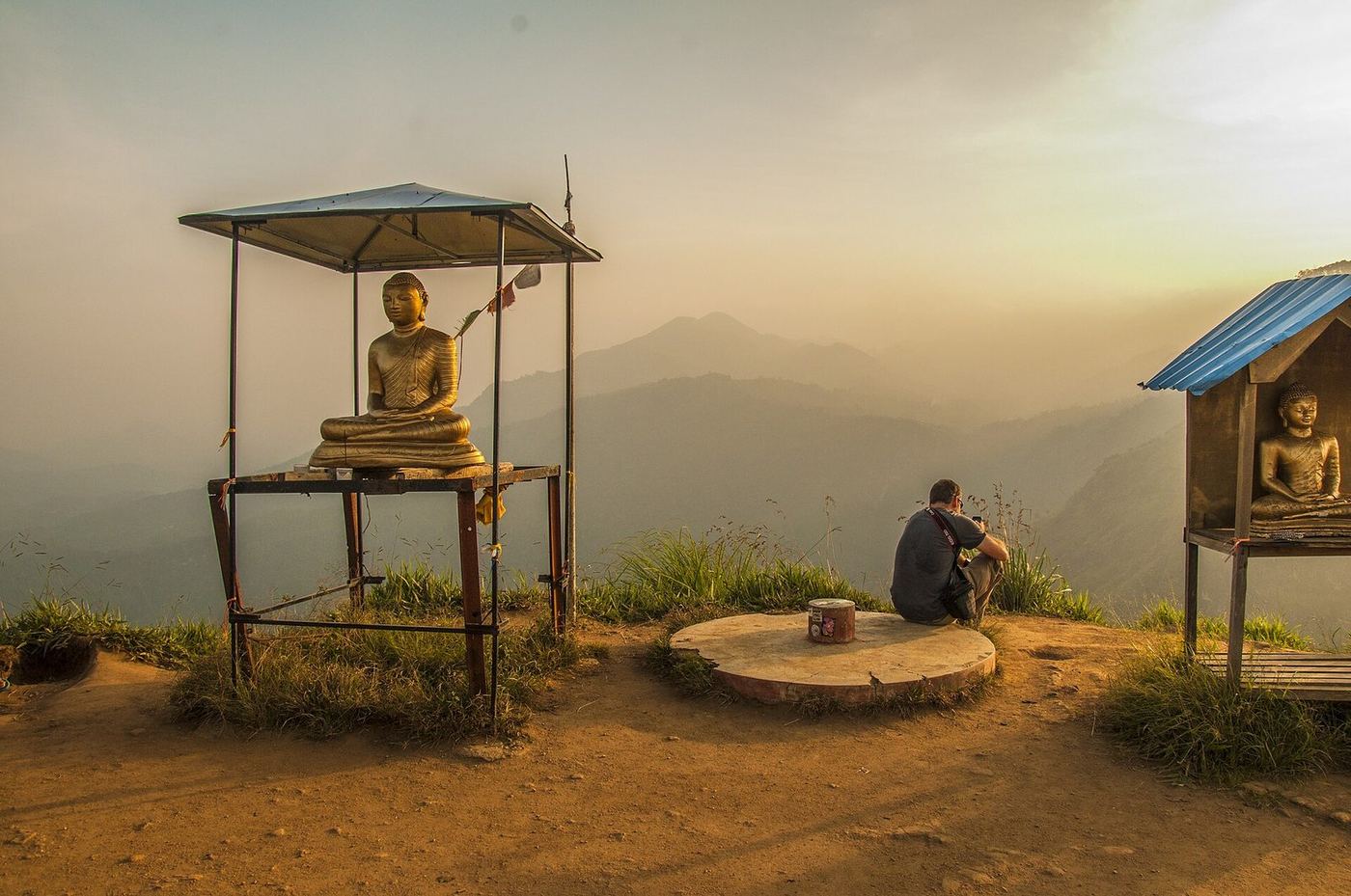 Golden light on the summit of Little Adam's Peak